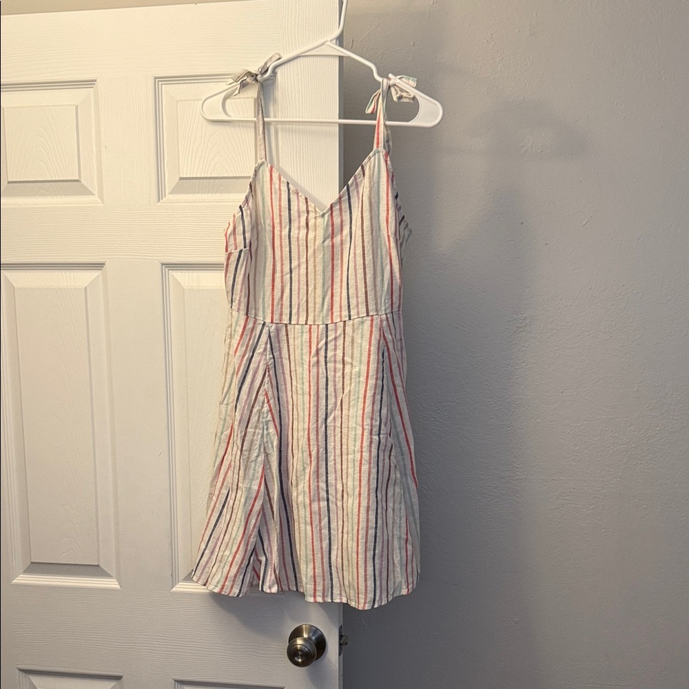 Striped Sleeveless Dress